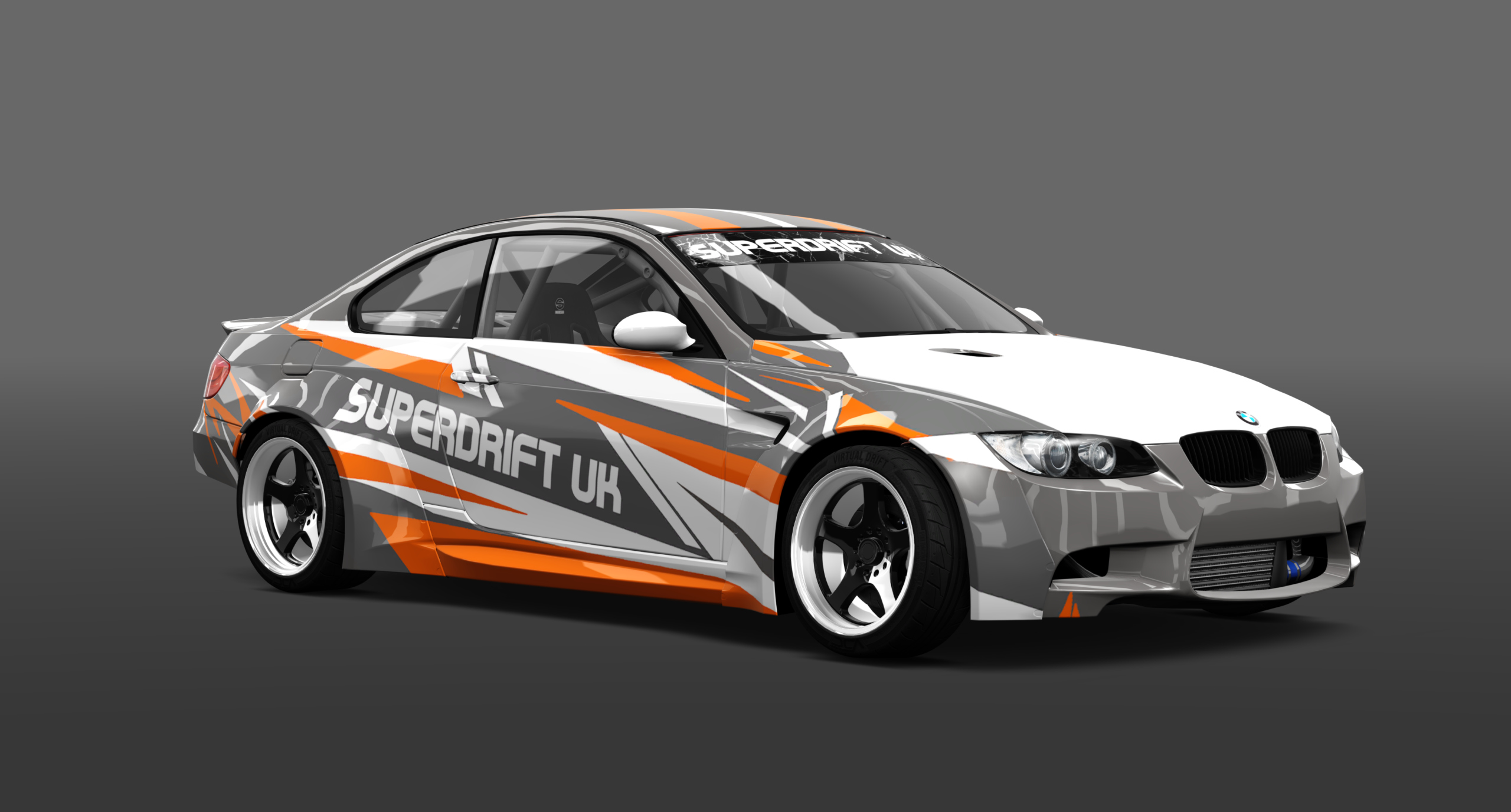 SUPERDRIFTUK BMW E92, skin SDUKorange