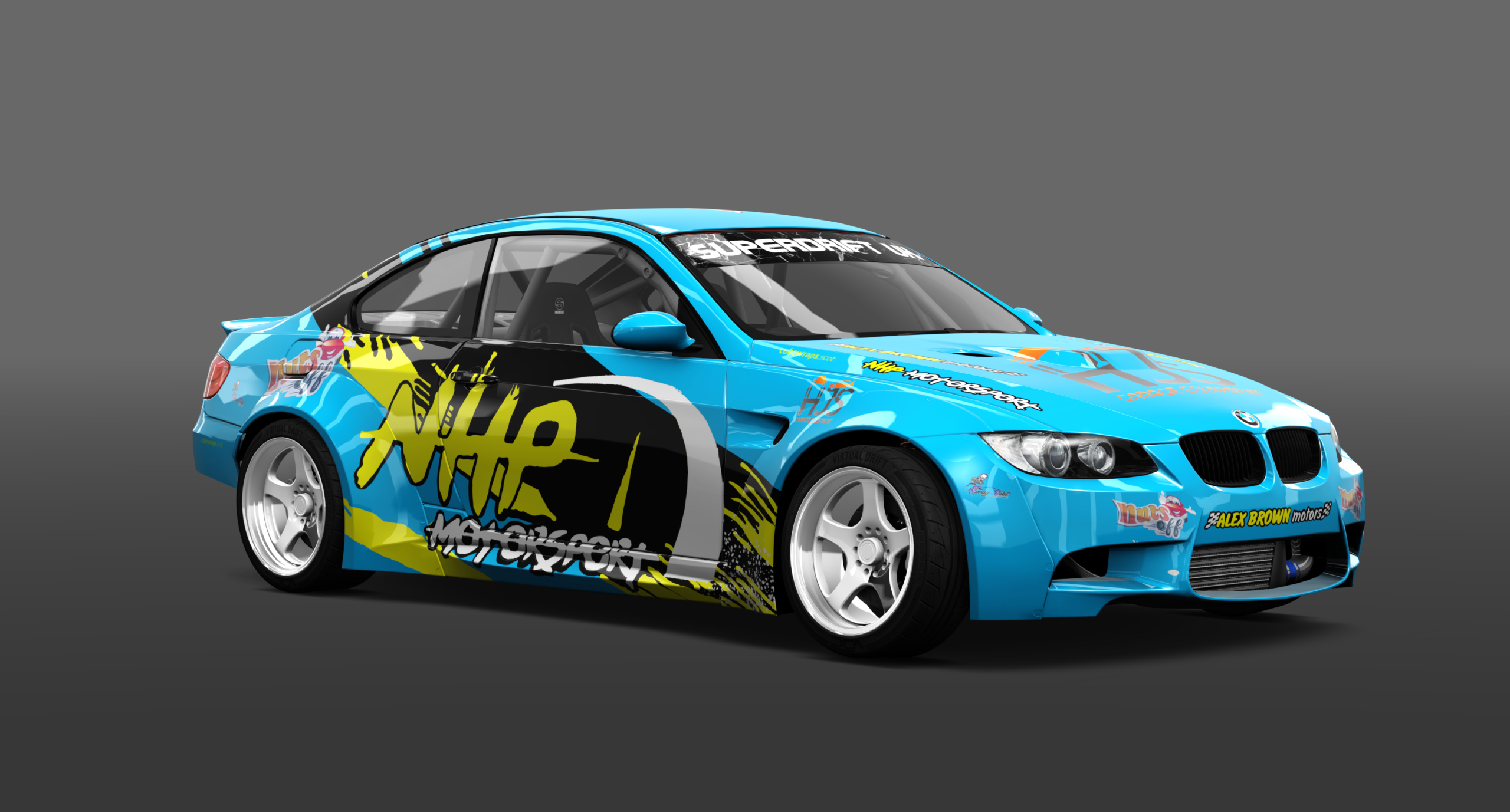 SUPERDRIFTUK BMW E92, skin chrissy nailen e92