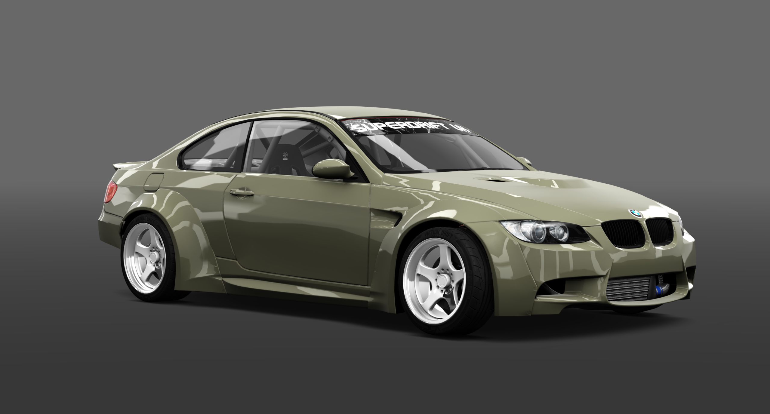 SUPERDRIFTUK BMW E92, skin green