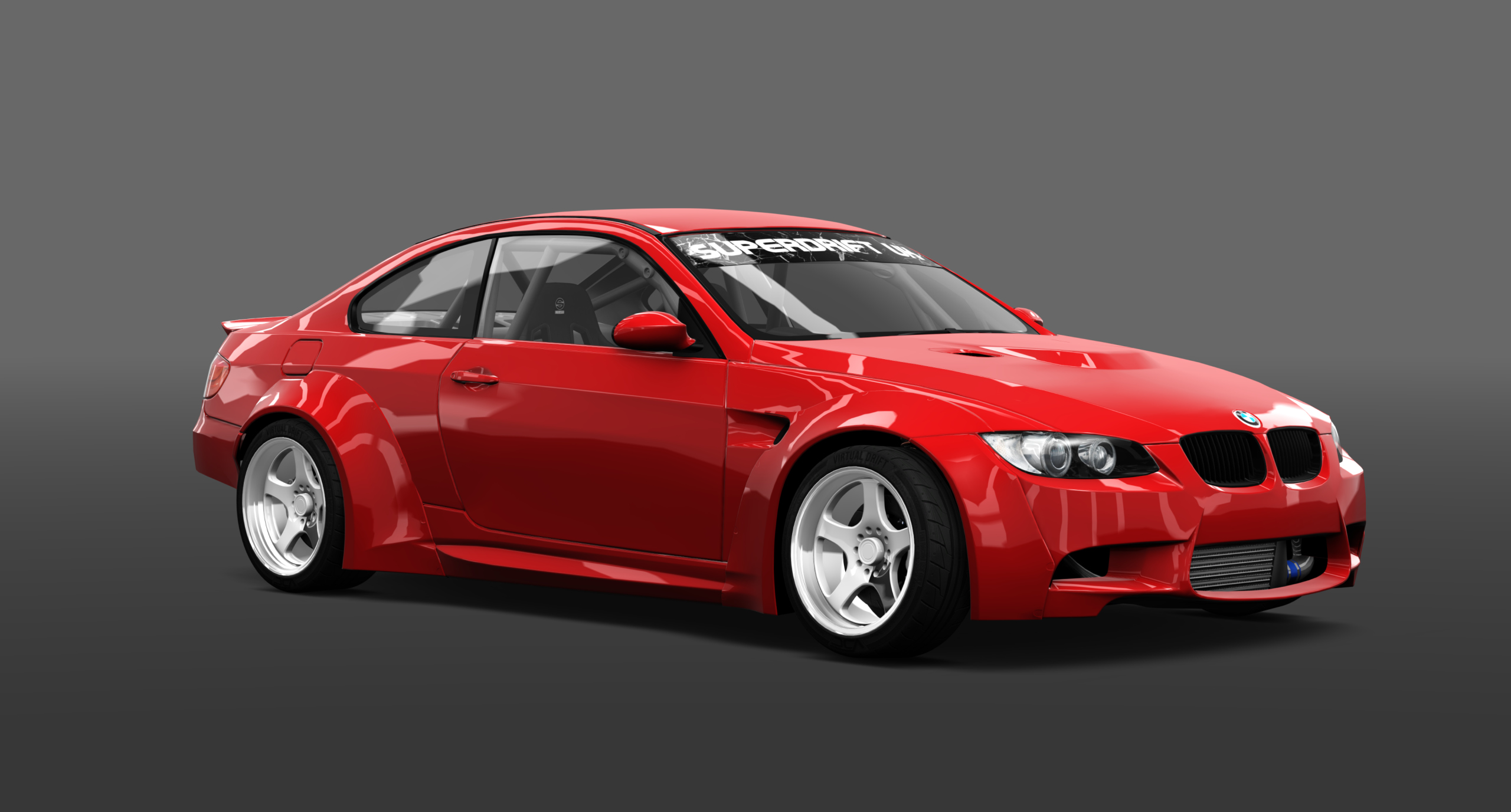 SUPERDRIFTUK BMW E92, skin red