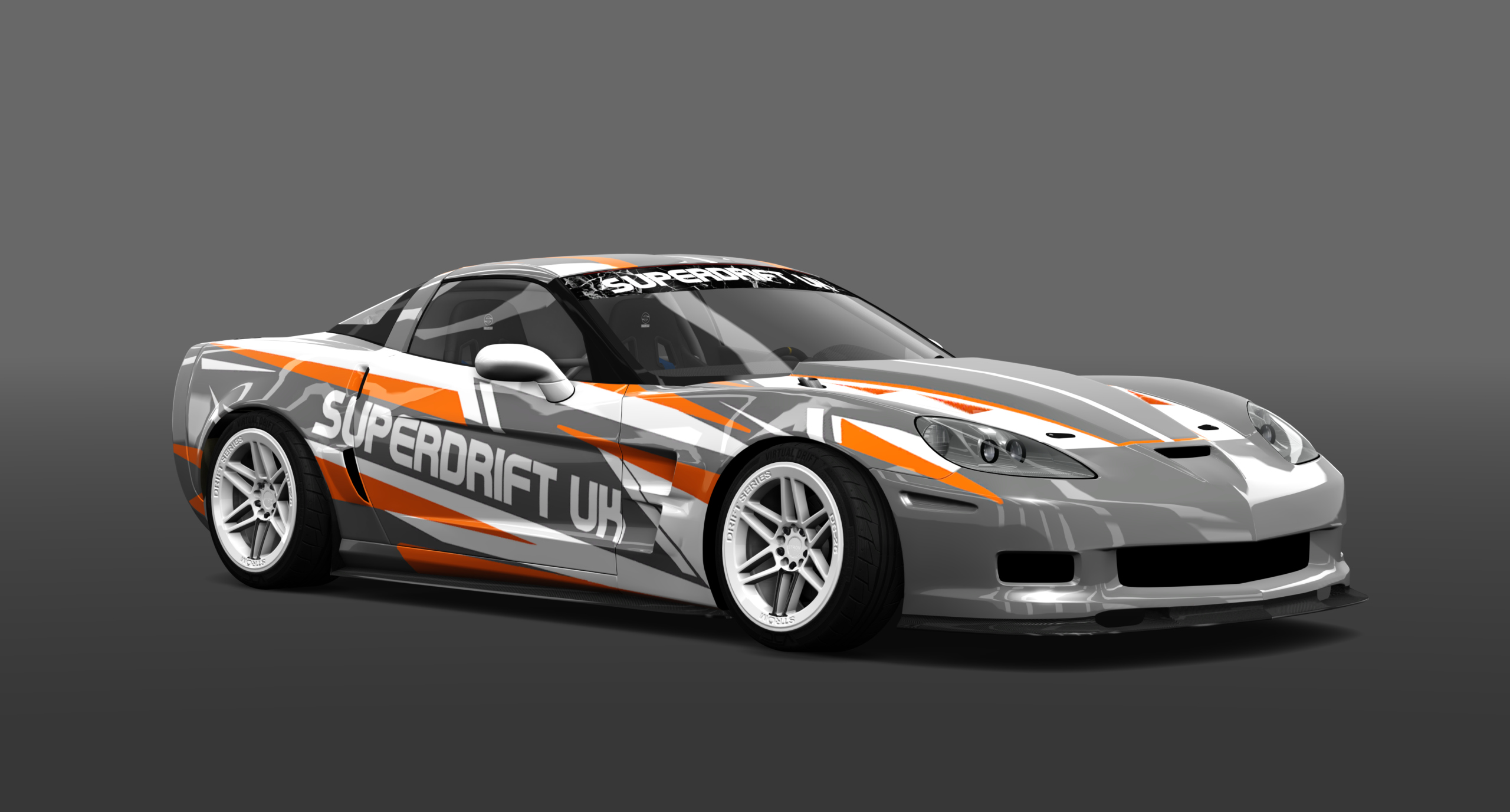 SUPERDRIFTUK CORVETTE C6, skin SDUKorange