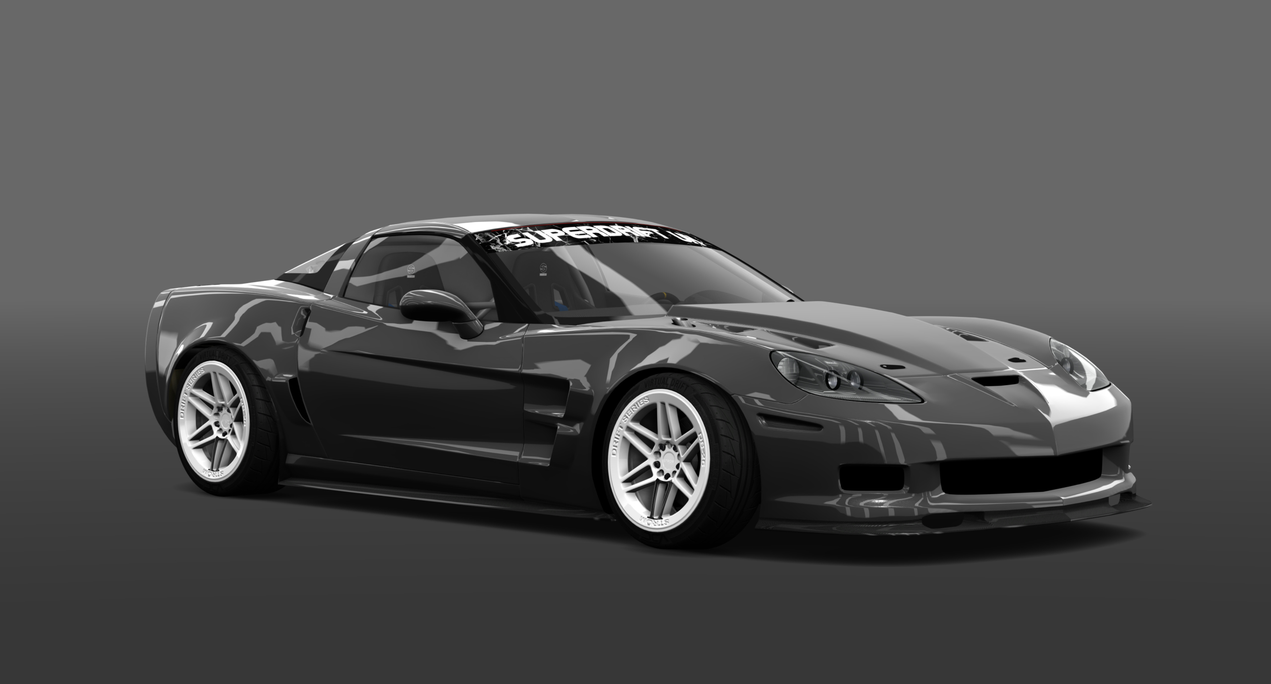 SUPERDRIFTUK CORVETTE C6, skin grey