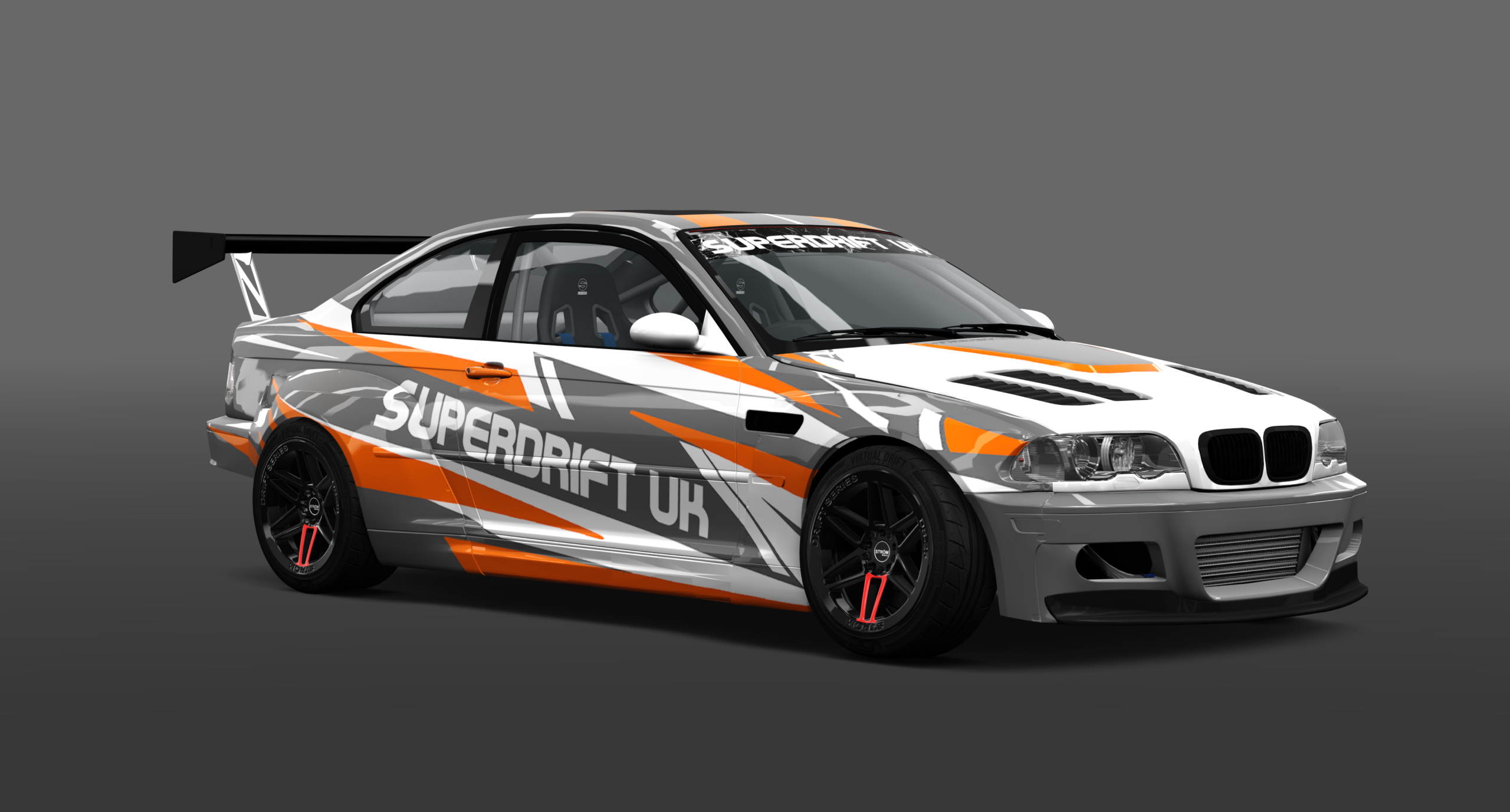 SUPERDRIFTUK BMW E46, skin SDUKorange