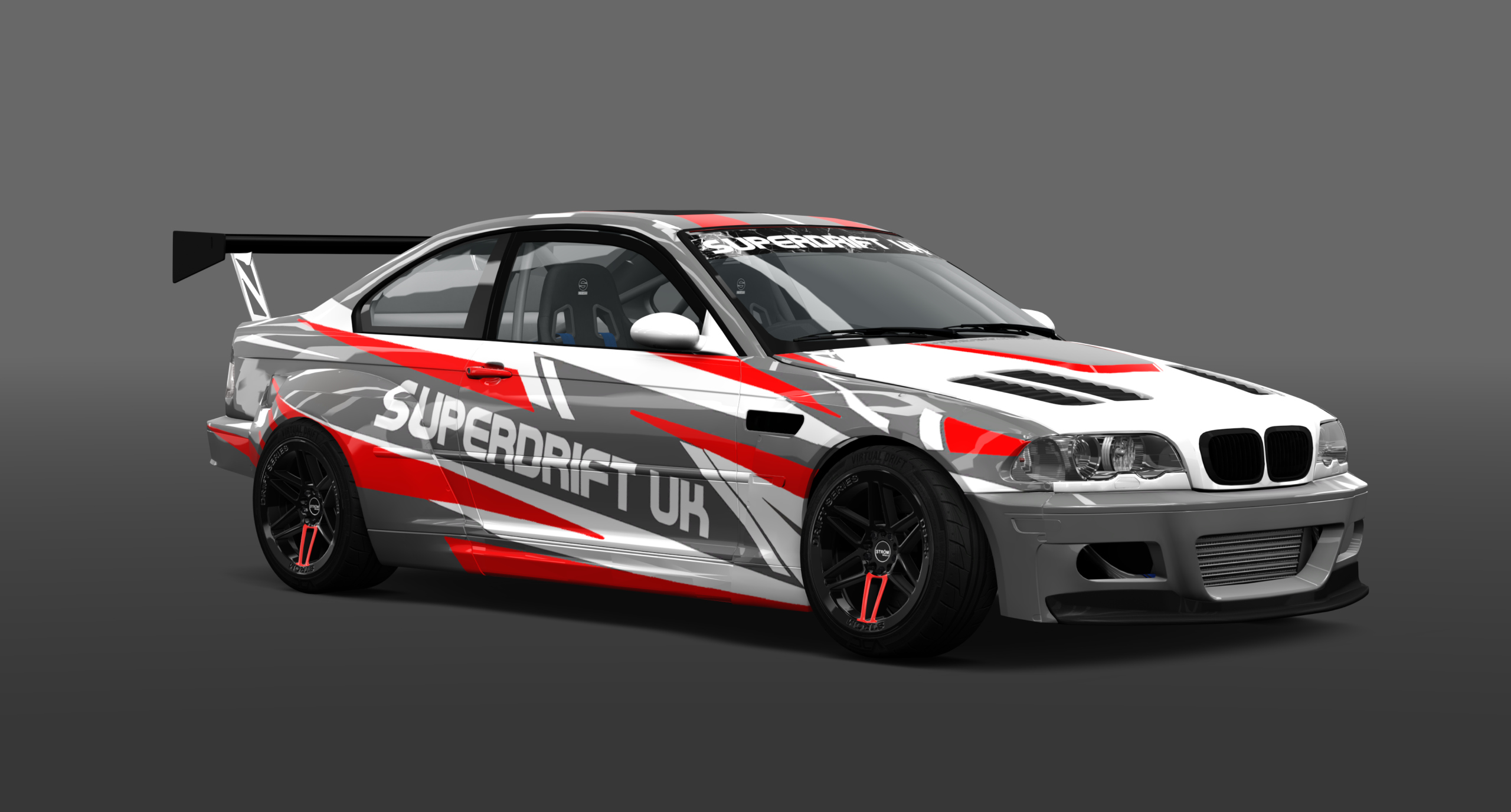 SUPERDRIFTUK BMW E46, skin SDUKred