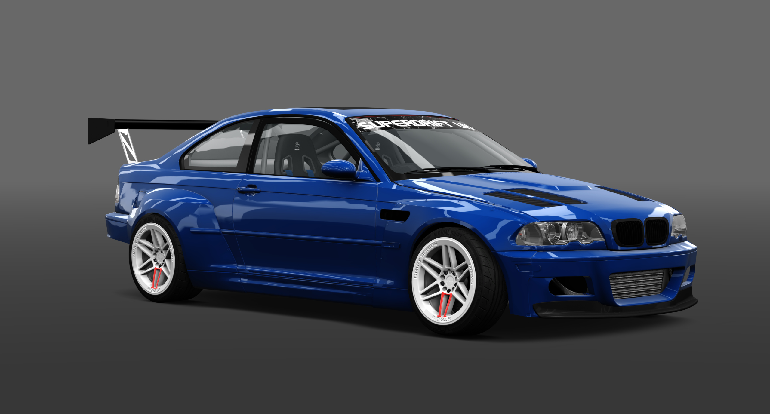 SUPERDRIFTUK BMW E46, skin blue