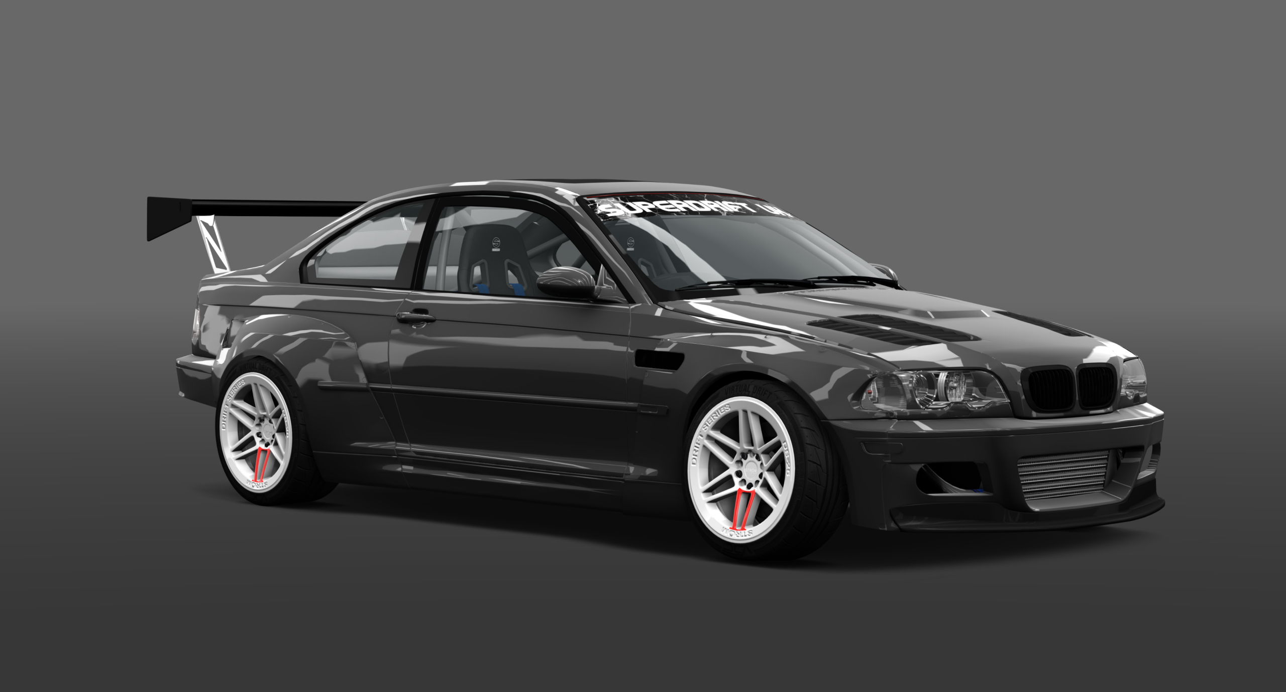 SUPERDRIFTUK BMW E46, skin grey