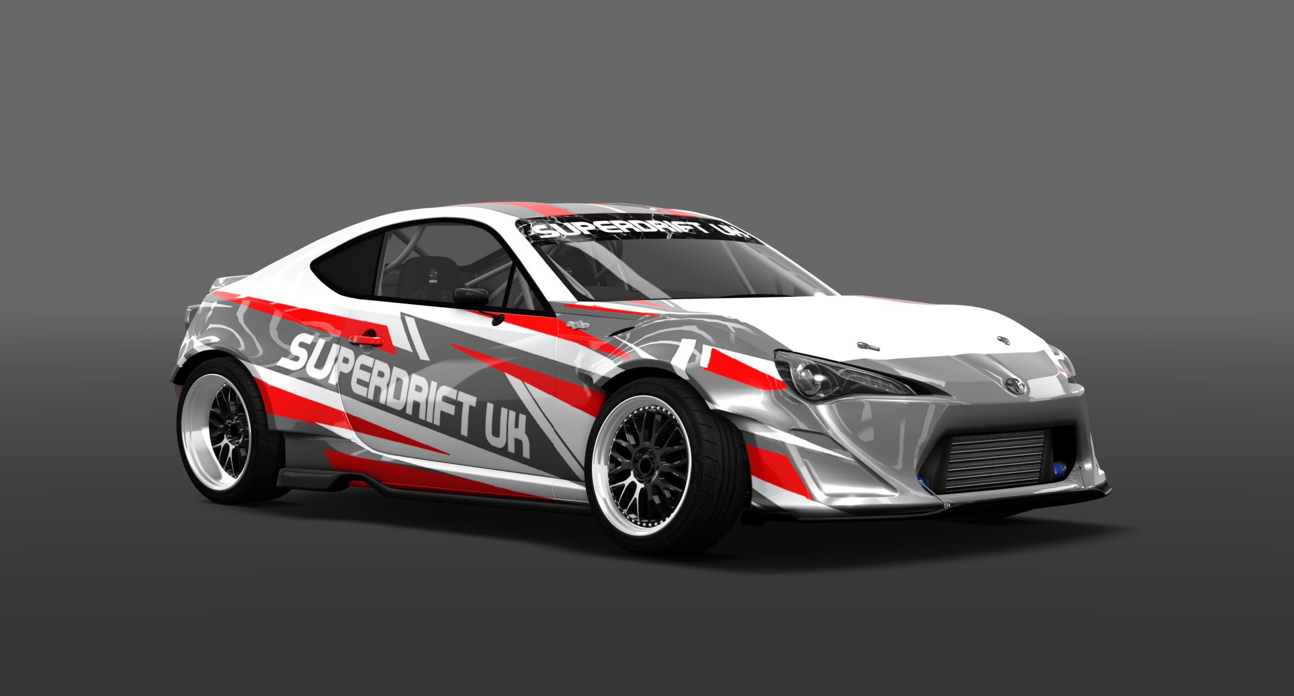 SUPERDRIFTUK TOYOTA GT86, skin SDUKred