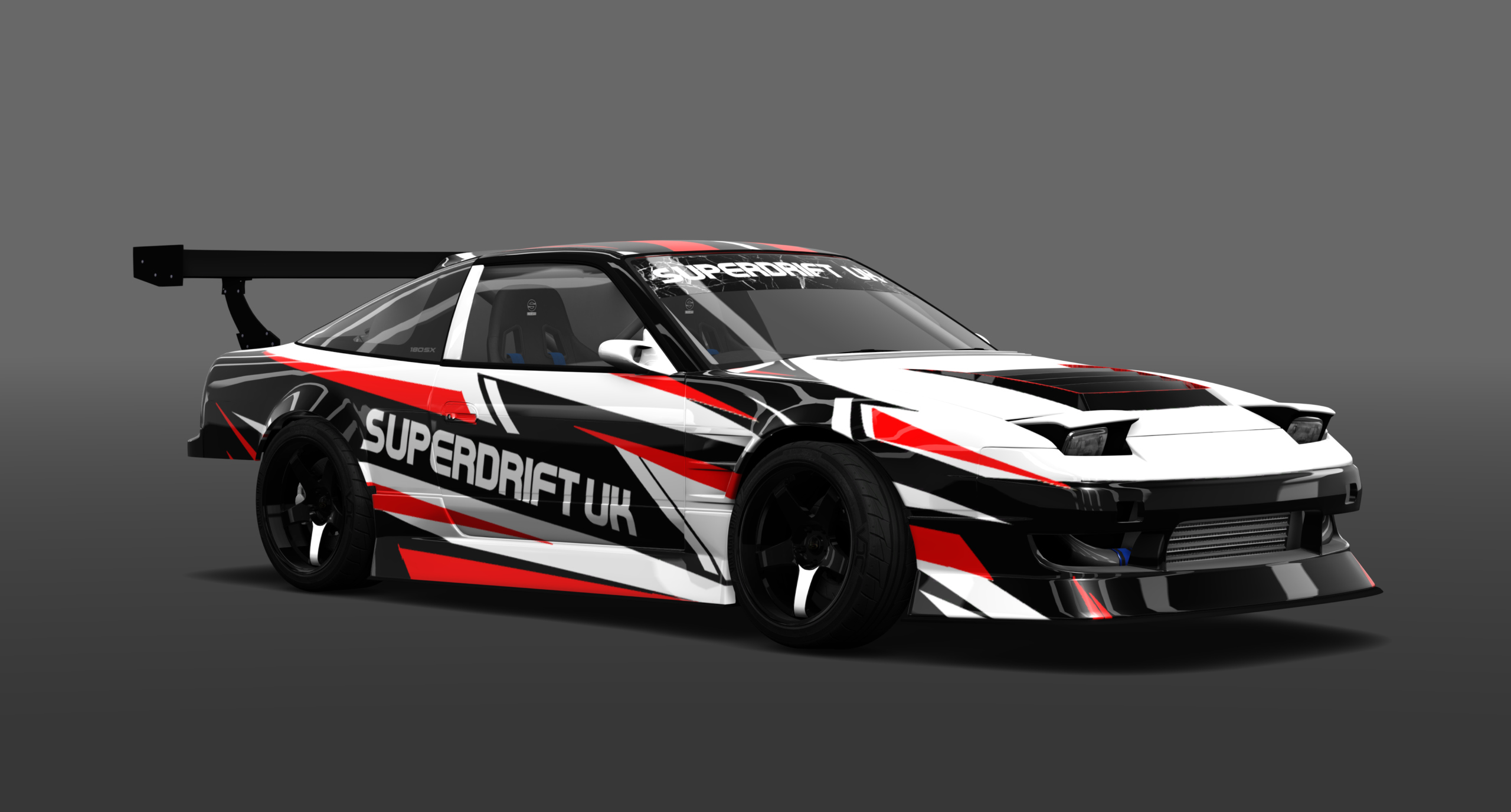 SUPERDRIFTUK NISSAN 180SX, skin SDUKred