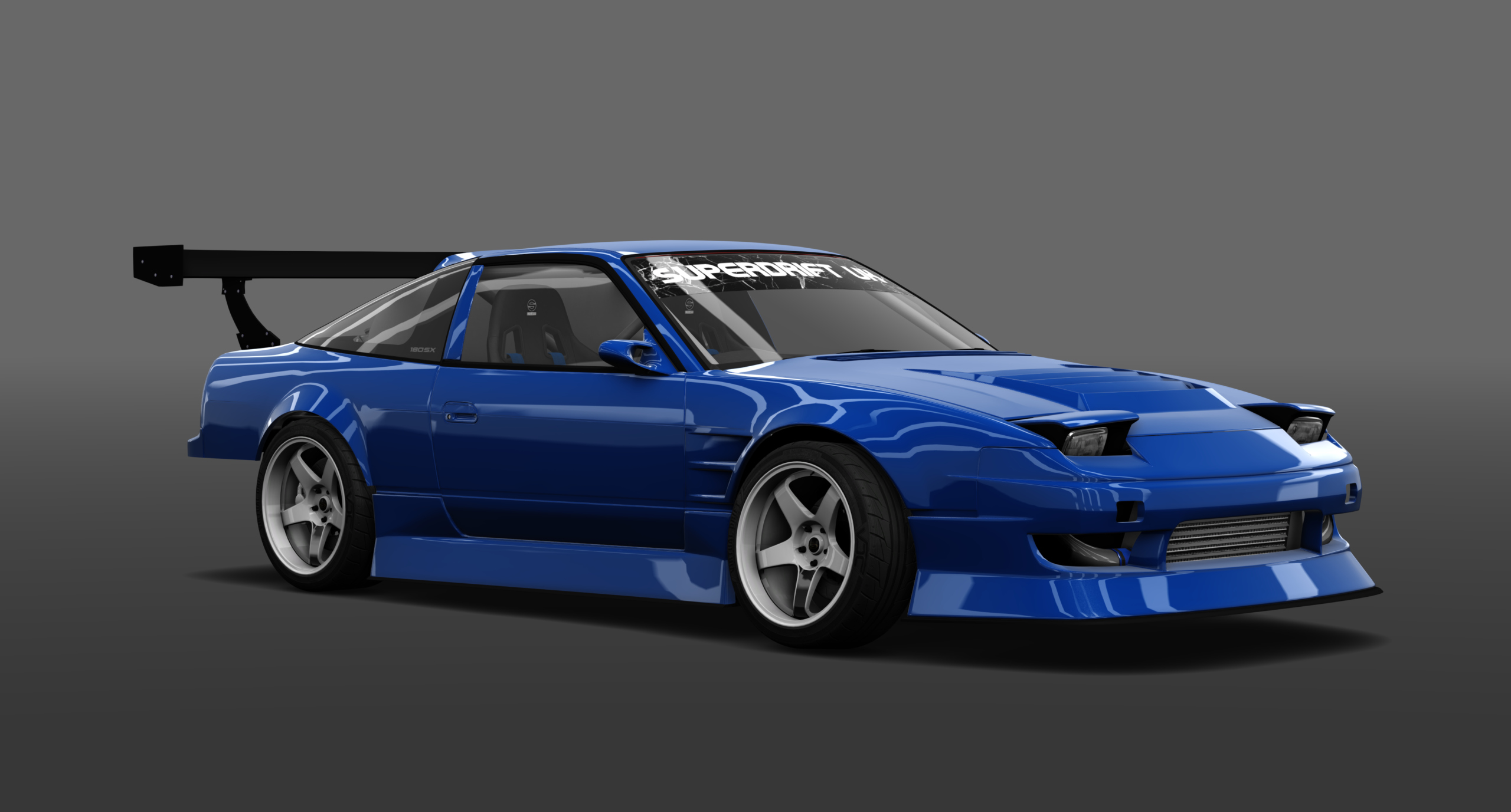 SUPERDRIFTUK NISSAN 180SX, skin blue