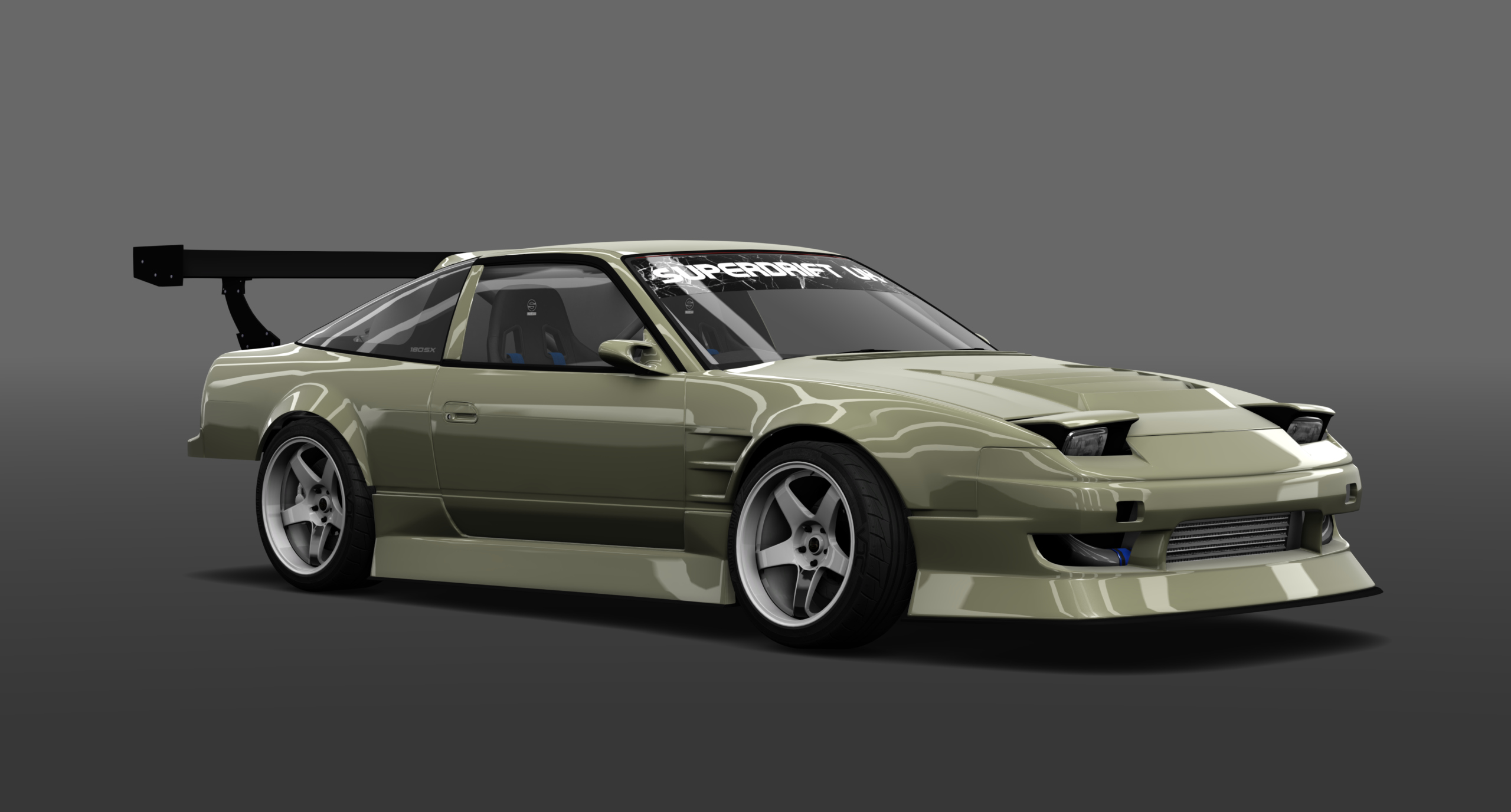 SUPERDRIFTUK NISSAN 180SX, skin green