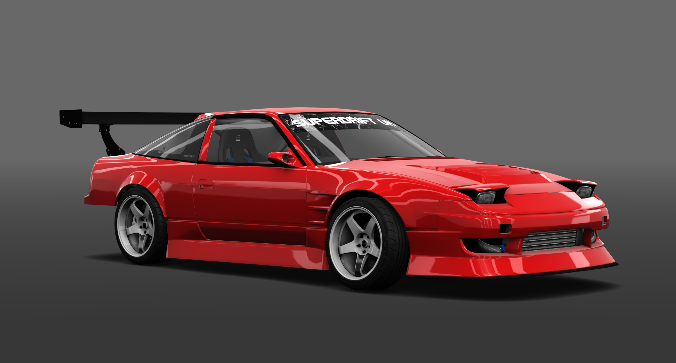 SUPERDRIFTUK NISSAN 180SX, skin red