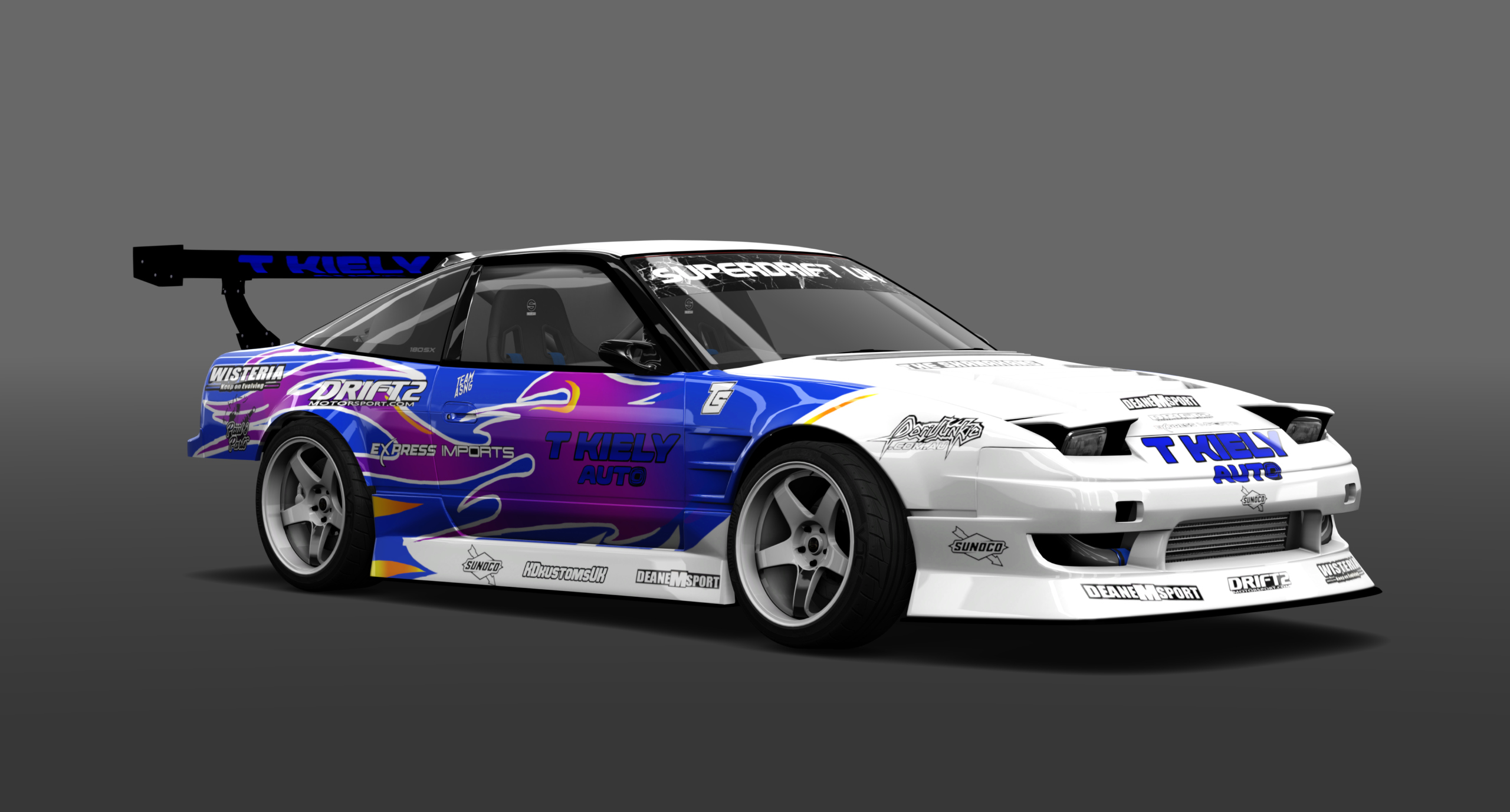 SUPERDRIFTUK NISSAN 180SX, skin tomas kiely 180