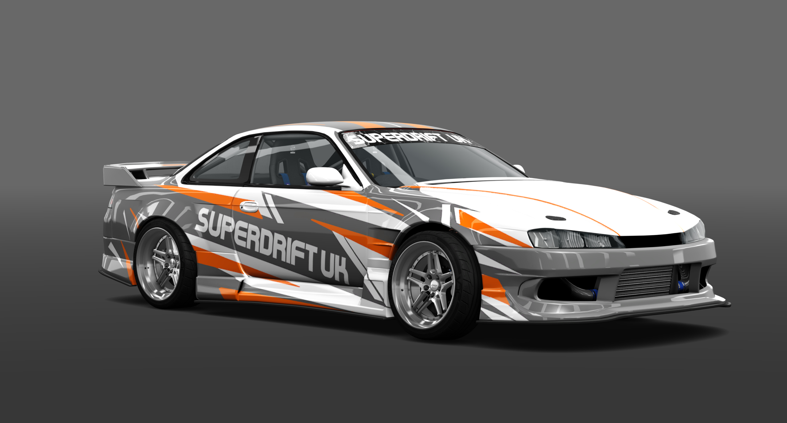 SUPERDRIFTUK NISSAN S14, skin SDUKorange