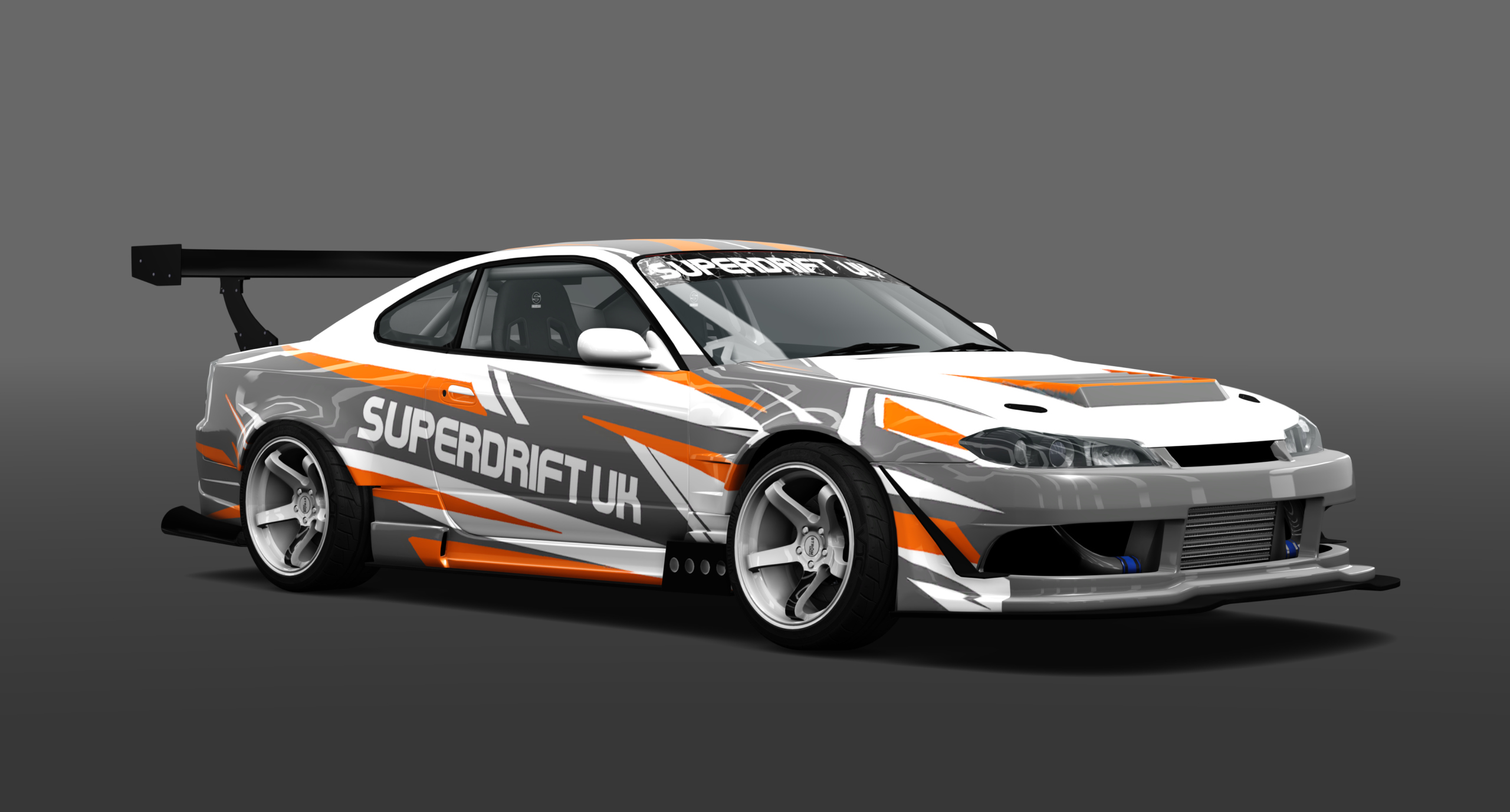 SUPERDRIFTUK NISSAN S15, skin SDUKorange