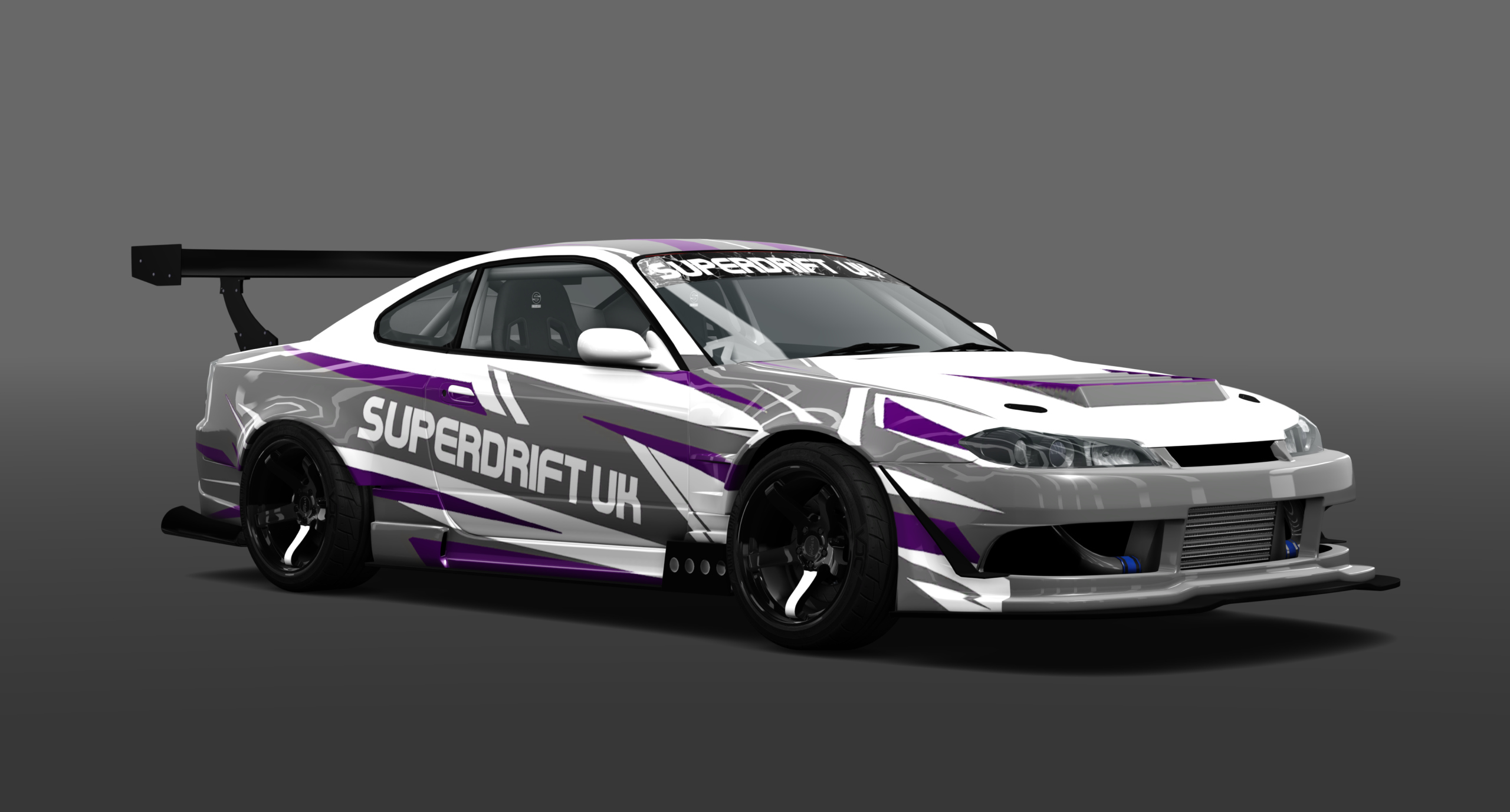 SUPERDRIFTUK NISSAN S15, skin SDUKpurple