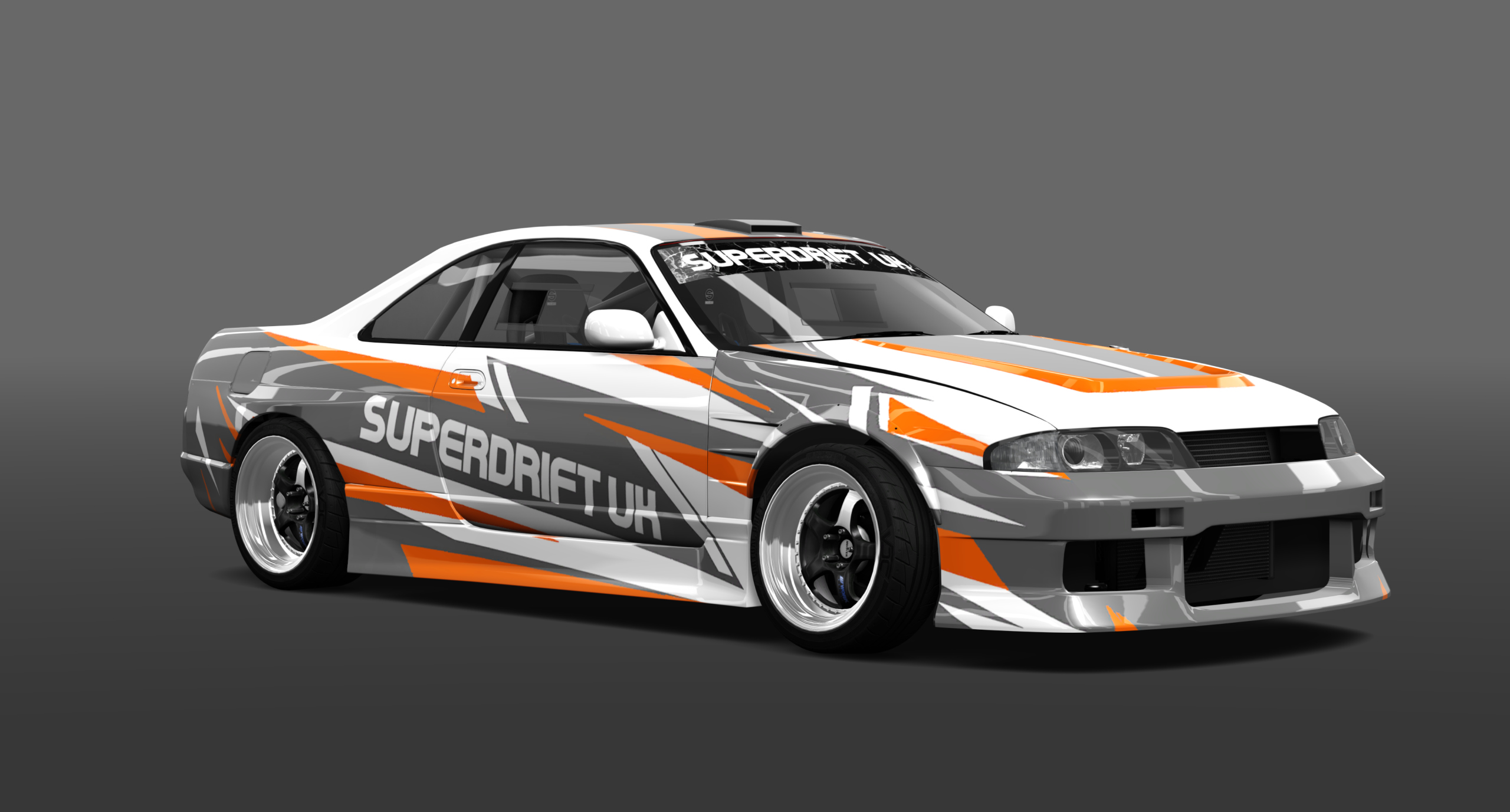 SUPERDRIFTUK NISSAN SKYLINE R33, skin SDUKorange