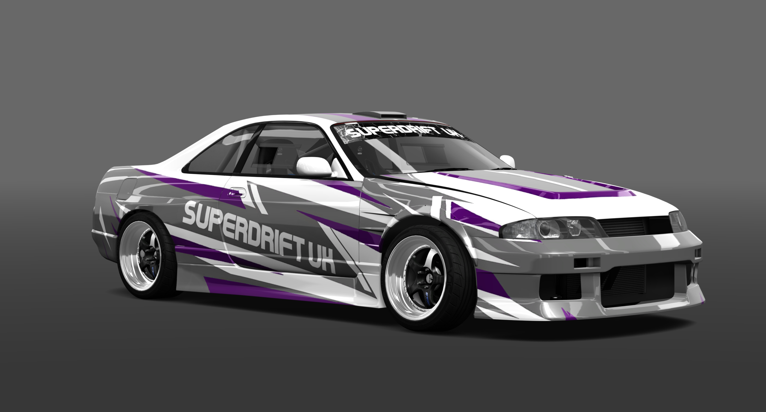 SUPERDRIFTUK NISSAN SKYLINE R33, skin SDUKpurple