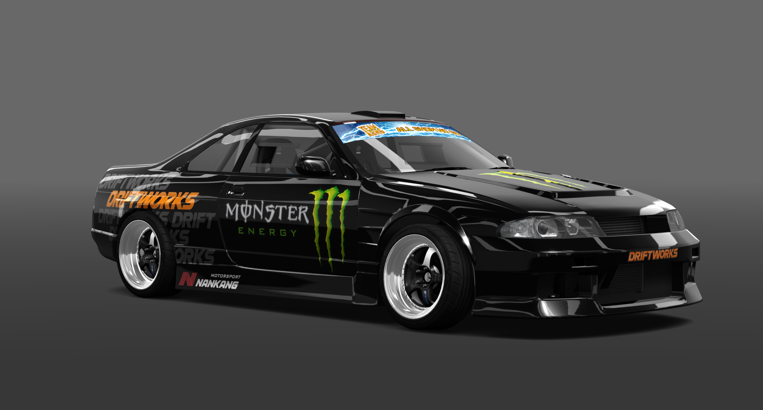 SUPERDRIFTUK NISSAN SKYLINE R33, skin driftworks r33