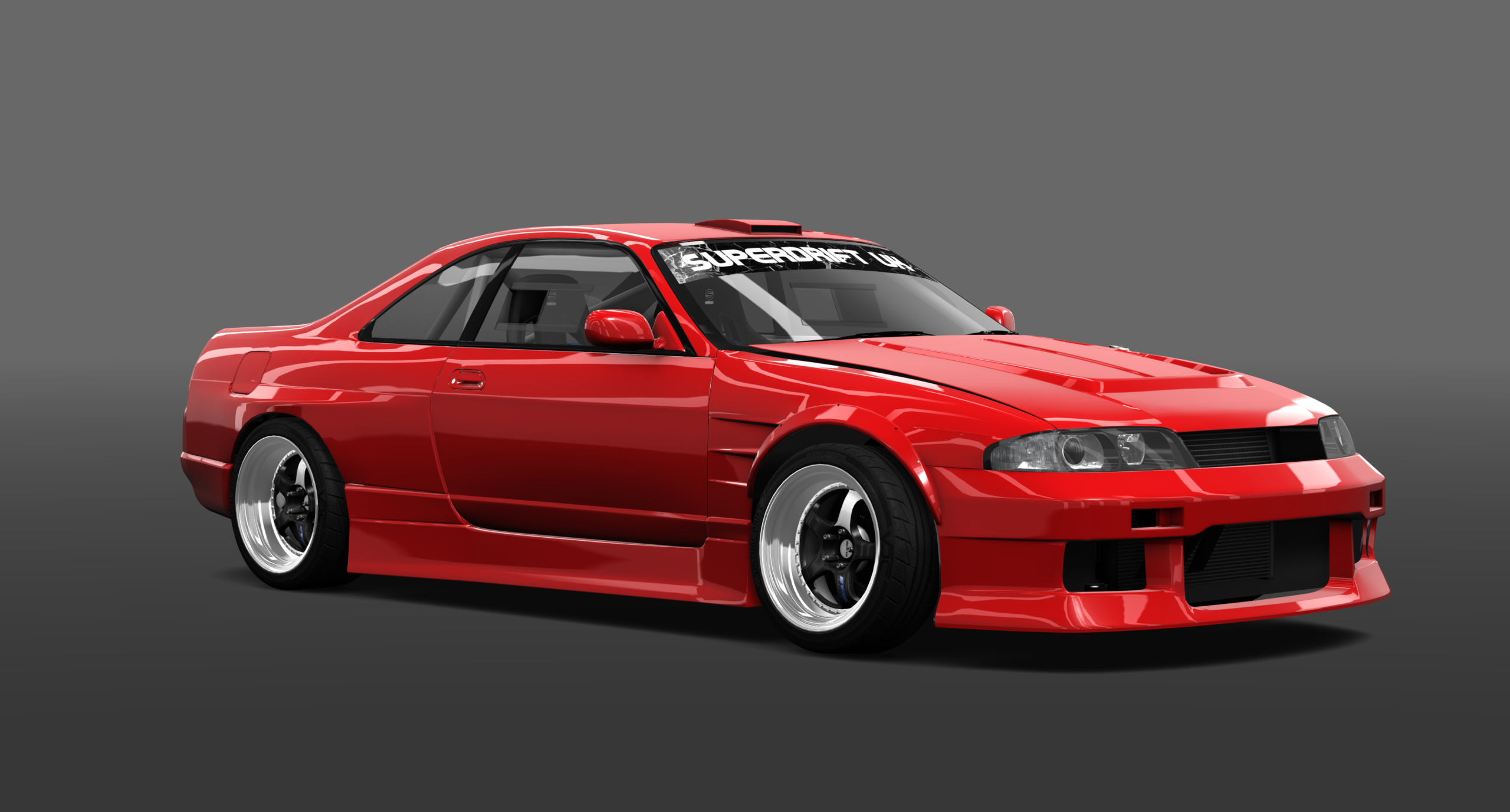 SUPERDRIFTUK NISSAN SKYLINE R33, skin red