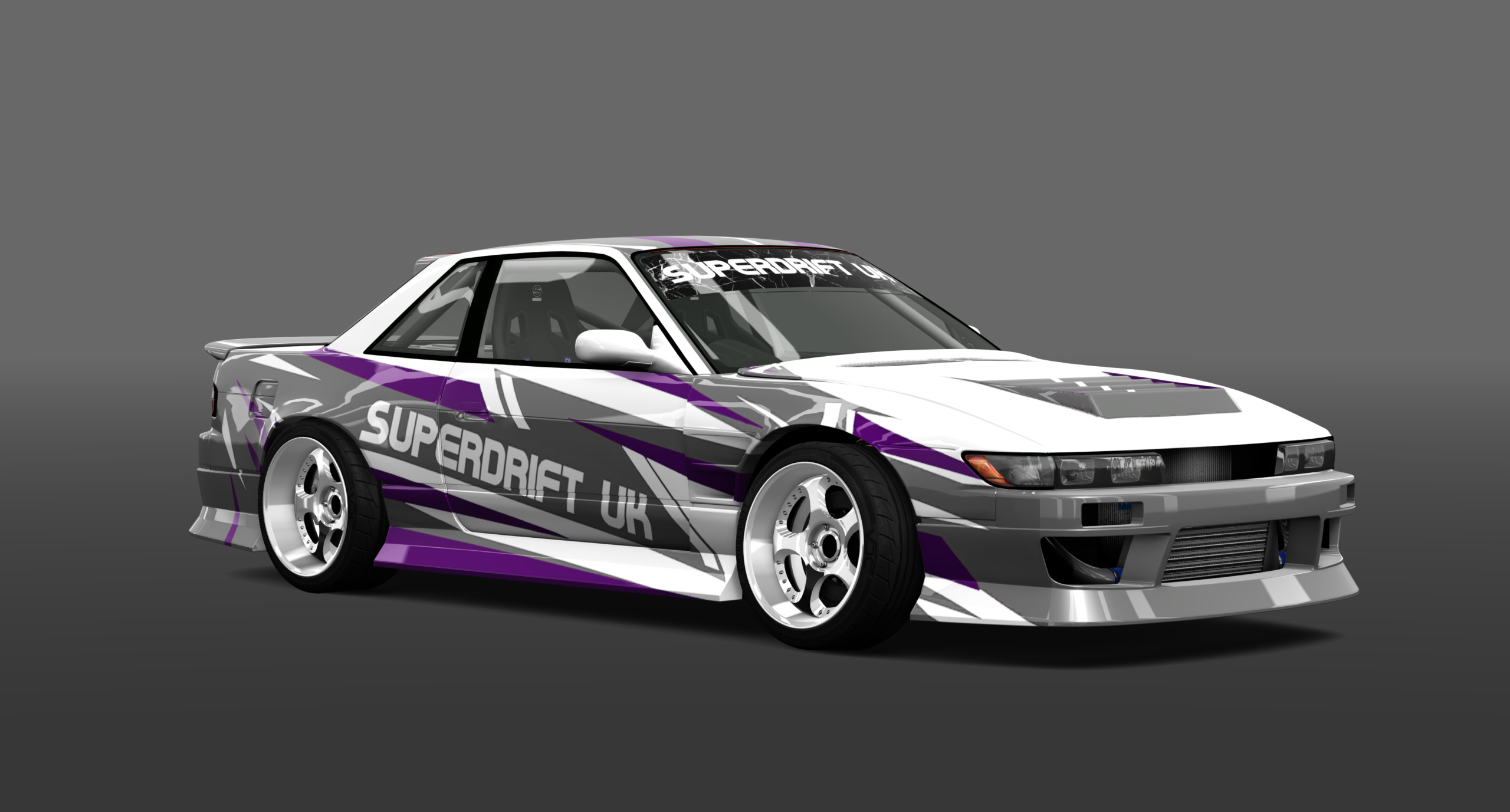 SUPERDRIFTUK NISSAN PS13, skin SDUKpurple