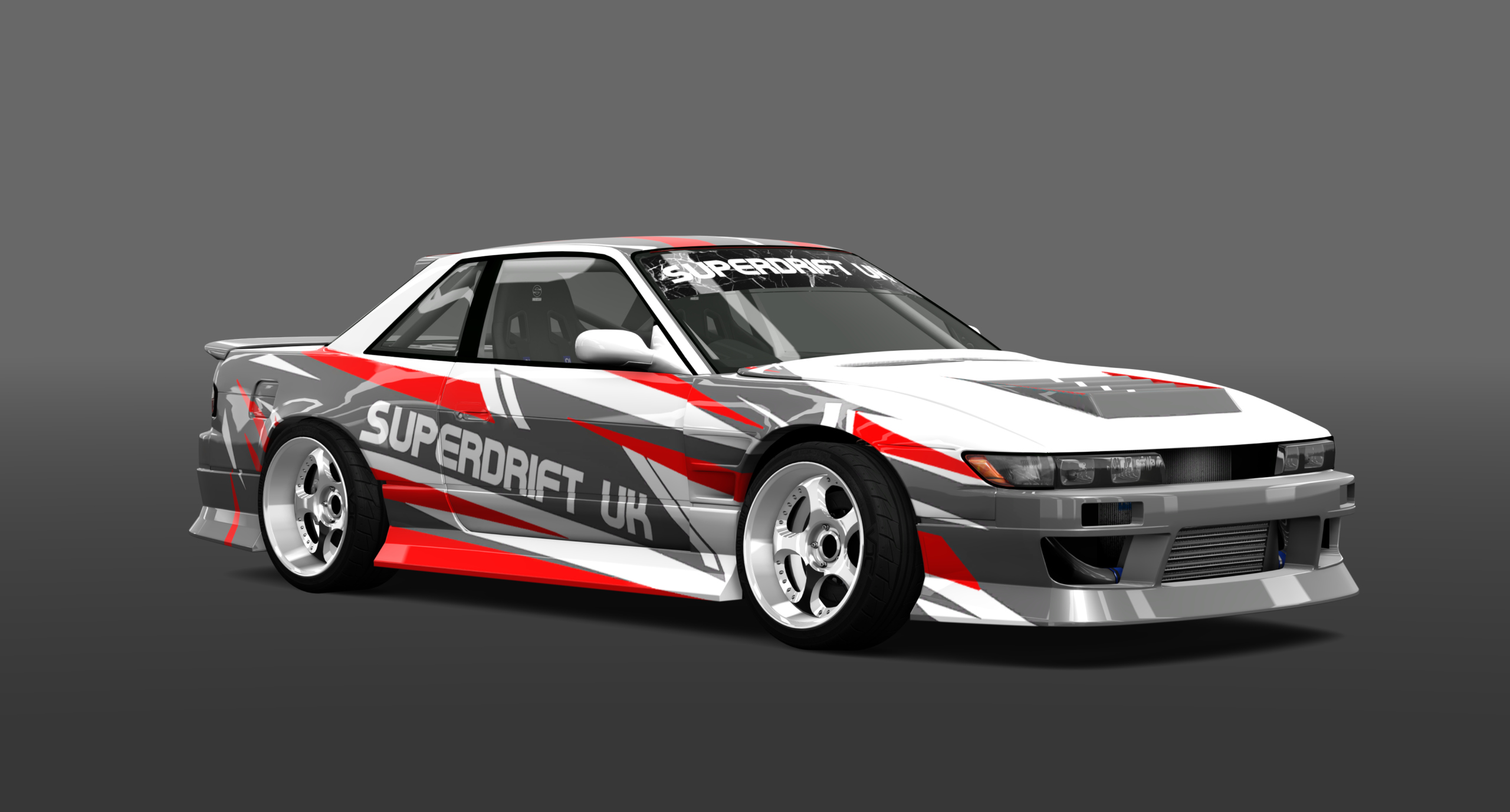 SUPERDRIFTUK NISSAN PS13, skin SDUKred