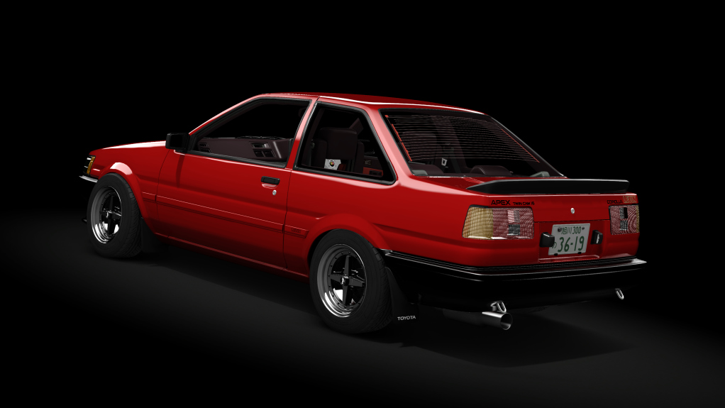 Toyota AE86 Mau5tang Pack 3.0, skin 01_red