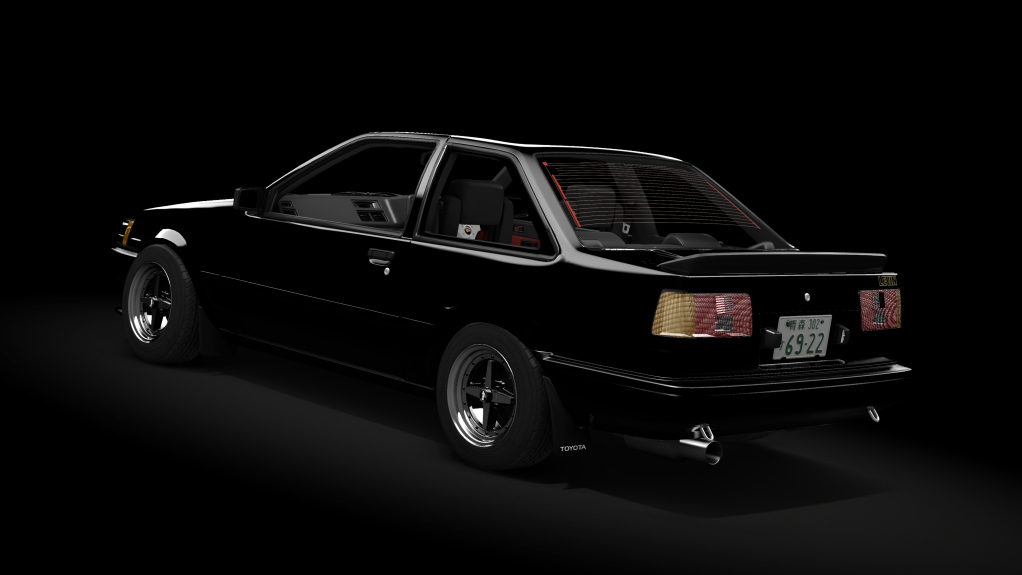 Toyota AE86 Mau5tang Pack 3.0, skin Black