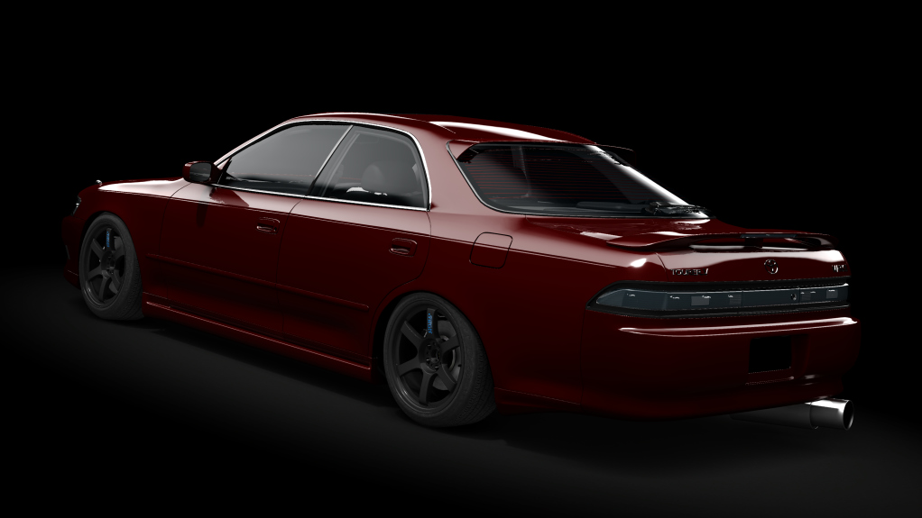 Toyota Mark II JZX90 Mau5tang Pack 3.0, skin 3L4 Wine Red