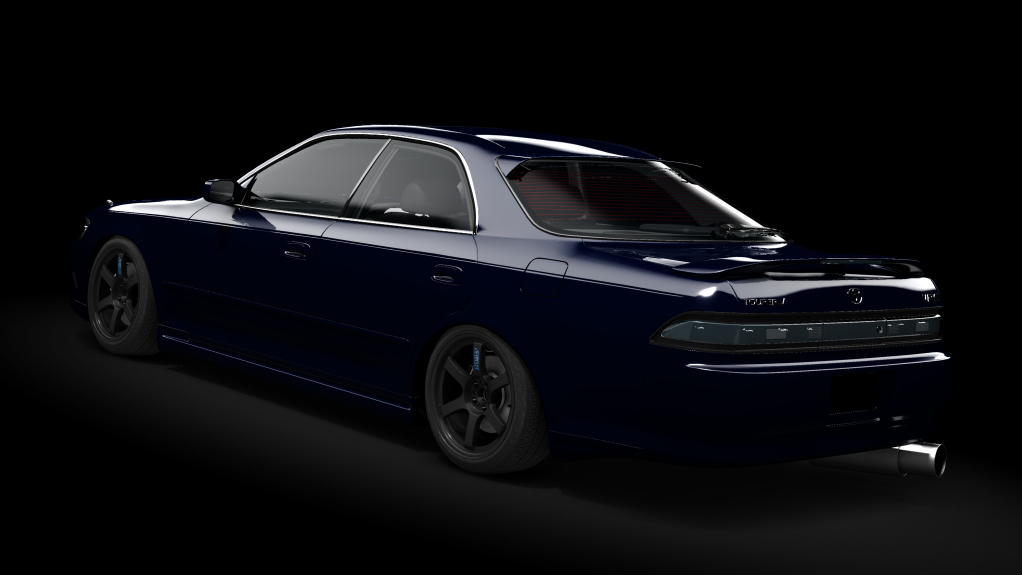 Toyota Mark II JZX90 Mau5tang Pack 3.0, skin 8L4 Dark Blue