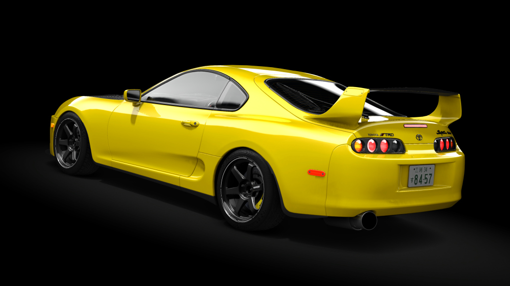 Toyota Supra A80 Mau5tang Pack 3.0, skin 09_yellow