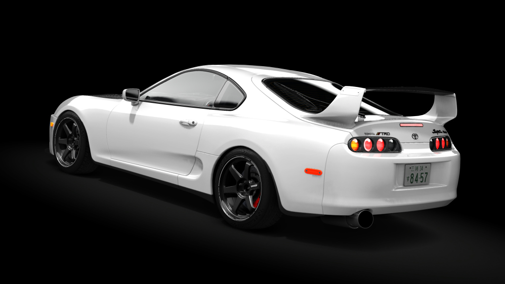 Toyota Supra A80 Mau5tang Pack 3.0, skin 12_super_white