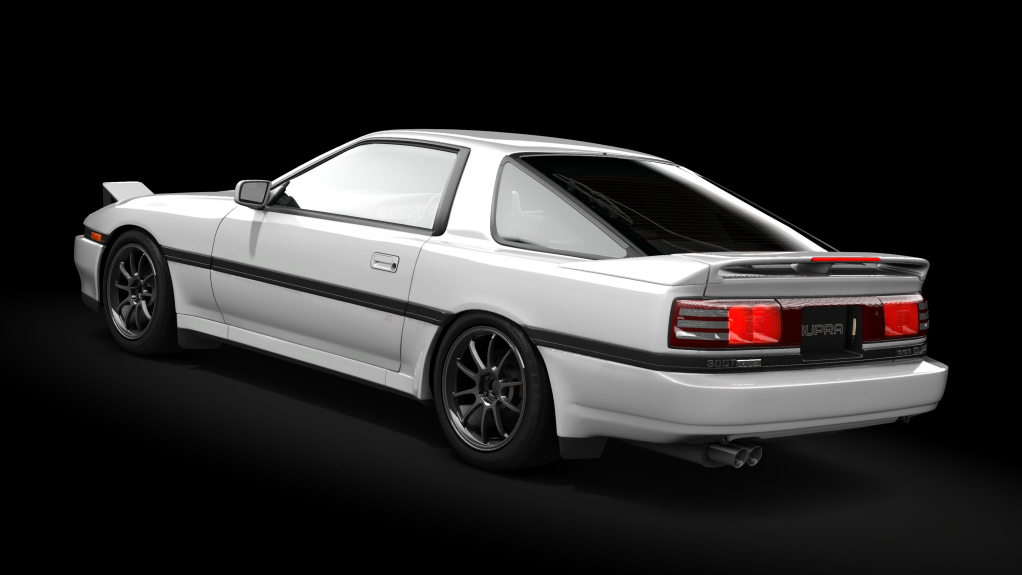 Toyota Supra MA70 Mau5tang Pack 3.0, skin Blanc