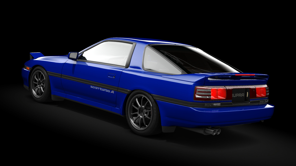 Toyota Supra MA70 Mau5tang Pack 3.0, skin Bleu