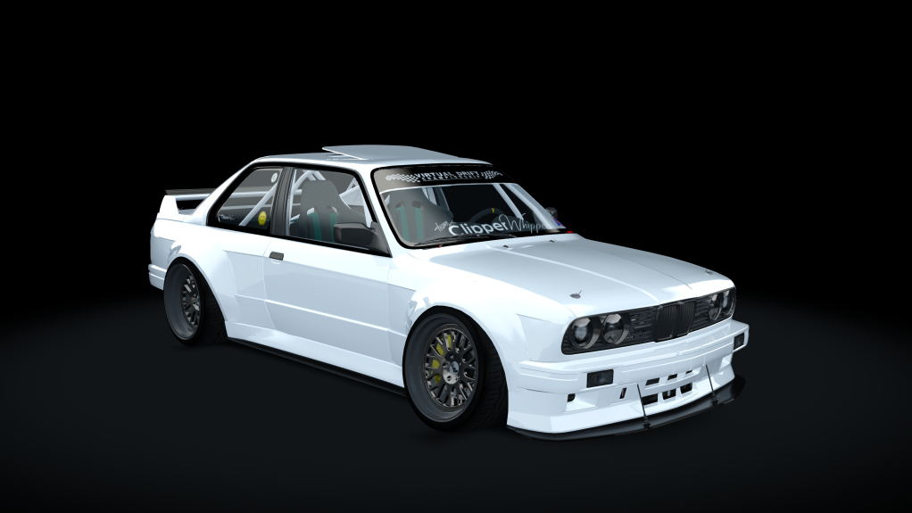 VDC BMW E30 2018 Pro, skin White Dark