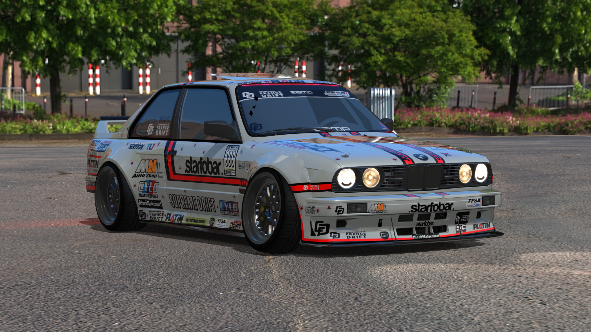 VDC BMW E30 2018 Pro, skin starfobar