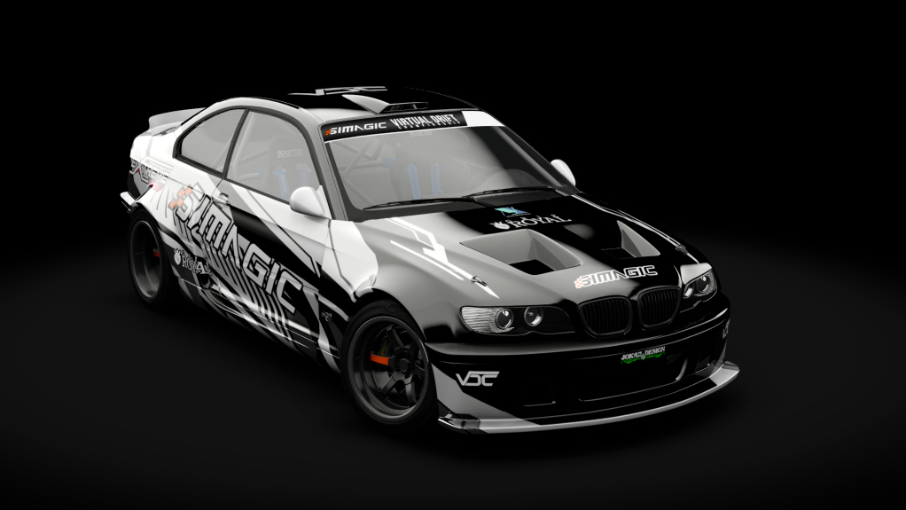 VDC BMW E46 HGK Public 4.0, skin VDC Black