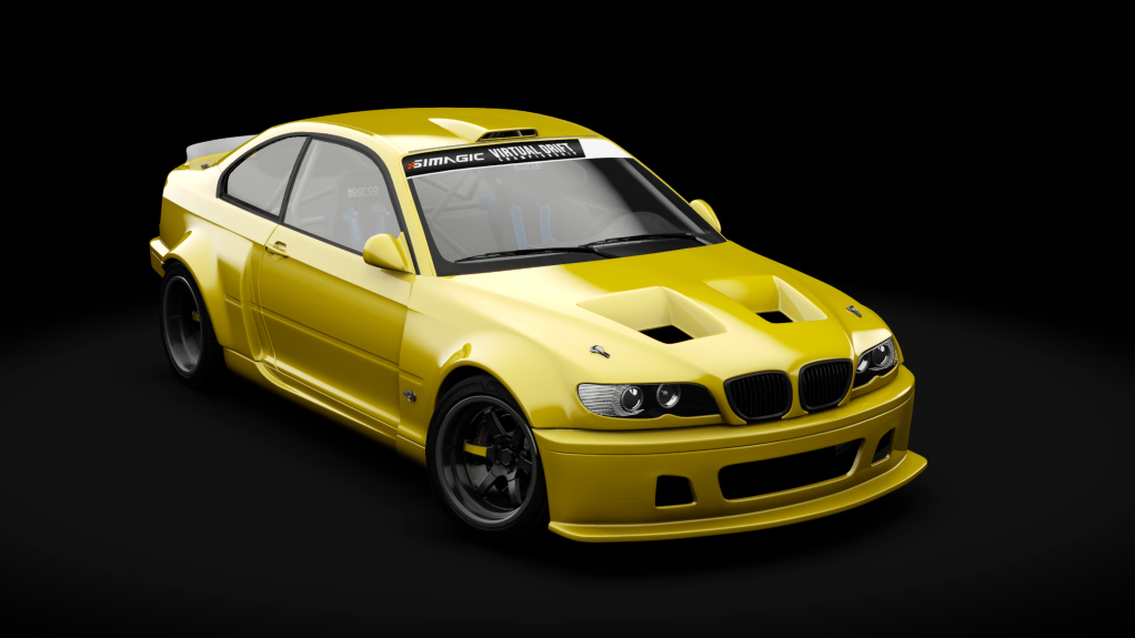 VDC BMW E46 HGK Public 4.0, skin yellow