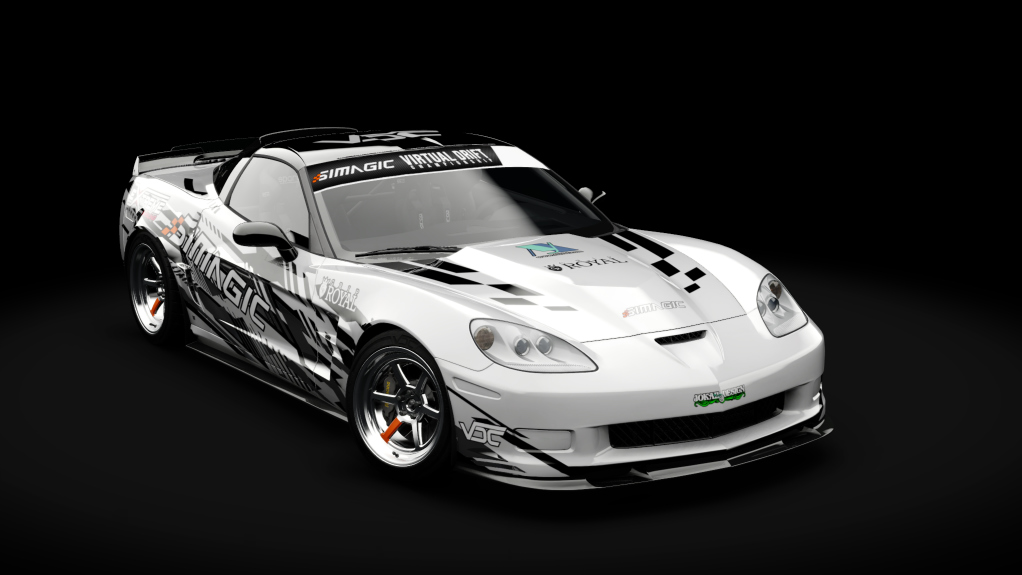 VDC Chevrolet Corvette C6 Public 4.0, skin VDC White