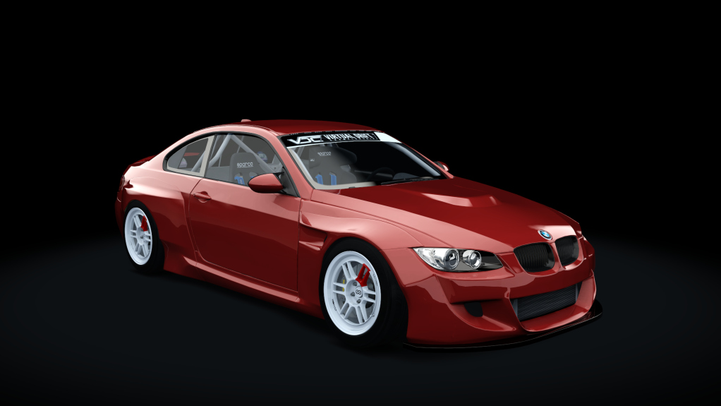 VDC BMW E92 M3 Public 2.0, skin Hellrot