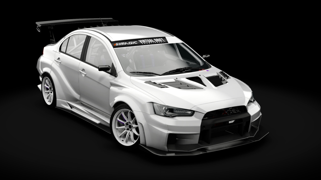 VDC Mitsubishi Evo X Public 4.0, skin 04_White