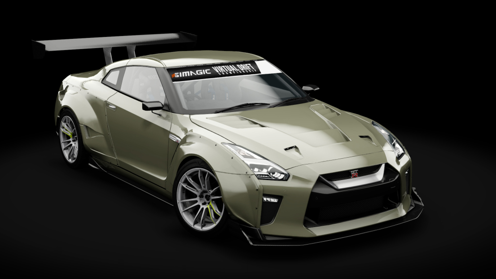 VDC Nissan GT-R R35 DAMD Public 4.0, skin 08_millennium_jade