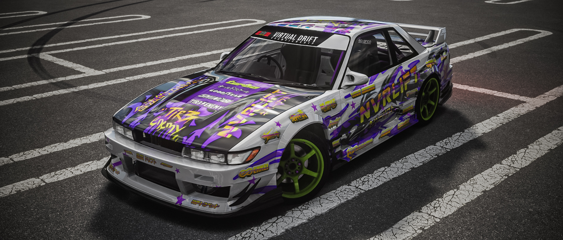 VDC Nissan Silvia PS13 Public 4.0, skin Wildlift