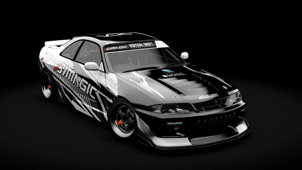 VDC Nissan Skyline R33 Public 4.0, skin VDC Black