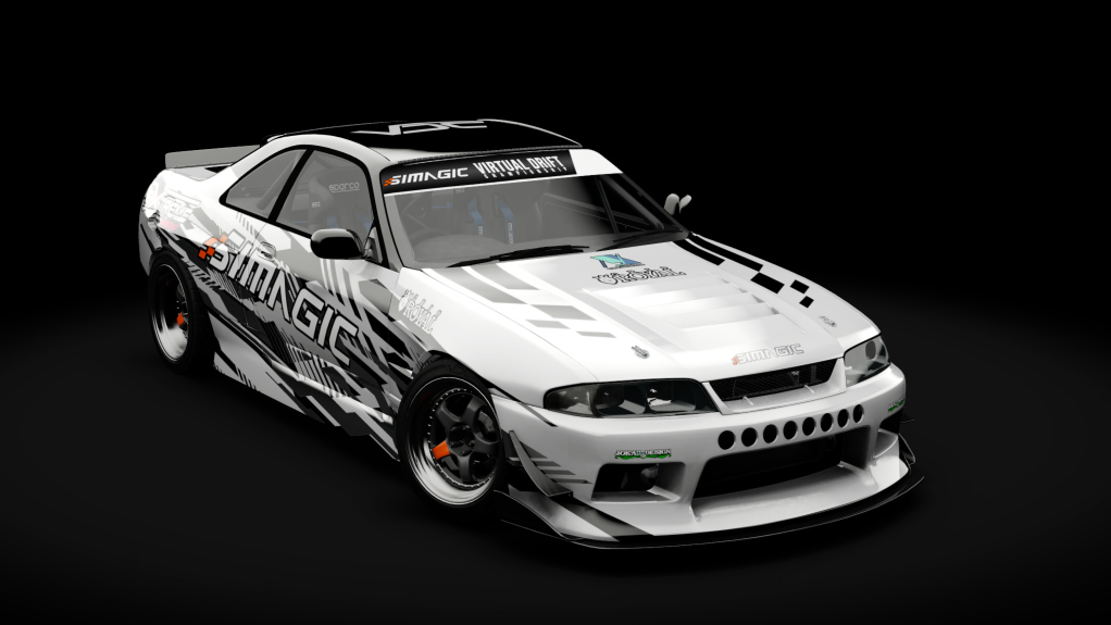 VDC Nissan Skyline R33 Public 4.0, skin VDC White