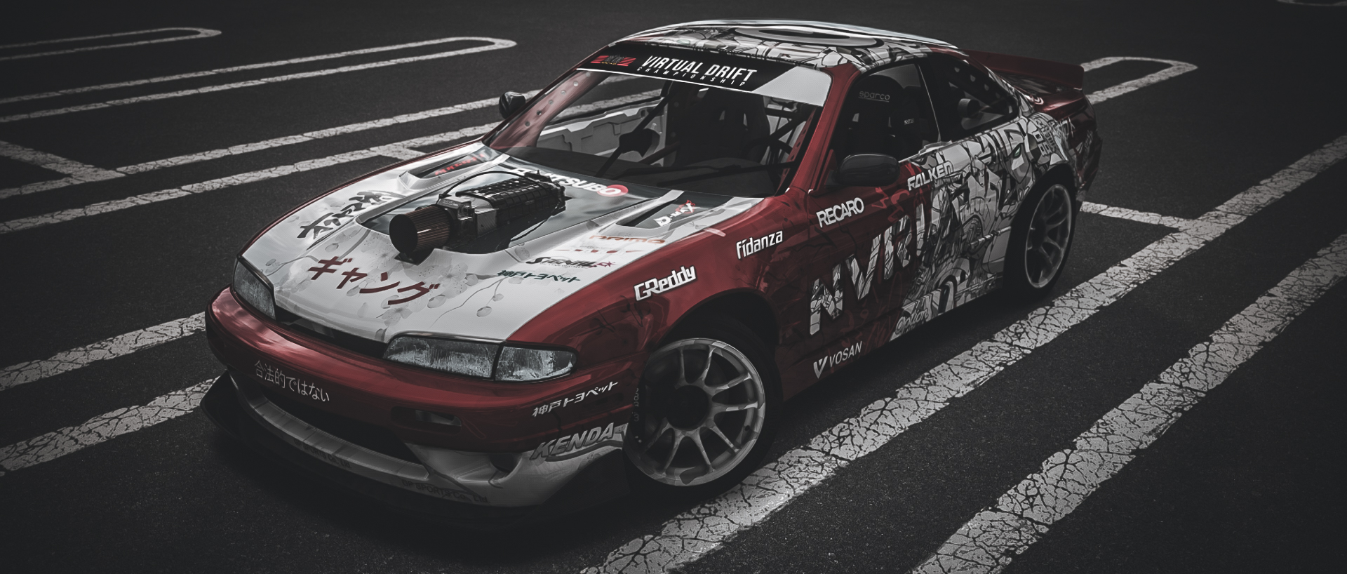 VDC Nissan Silvia S14 Zenki 4.0, skin Alexander - Red