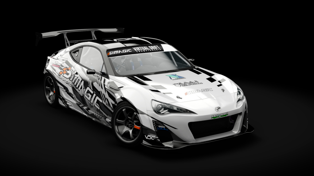 VDC Toyota GT86 Public 4.0, skin VDC White