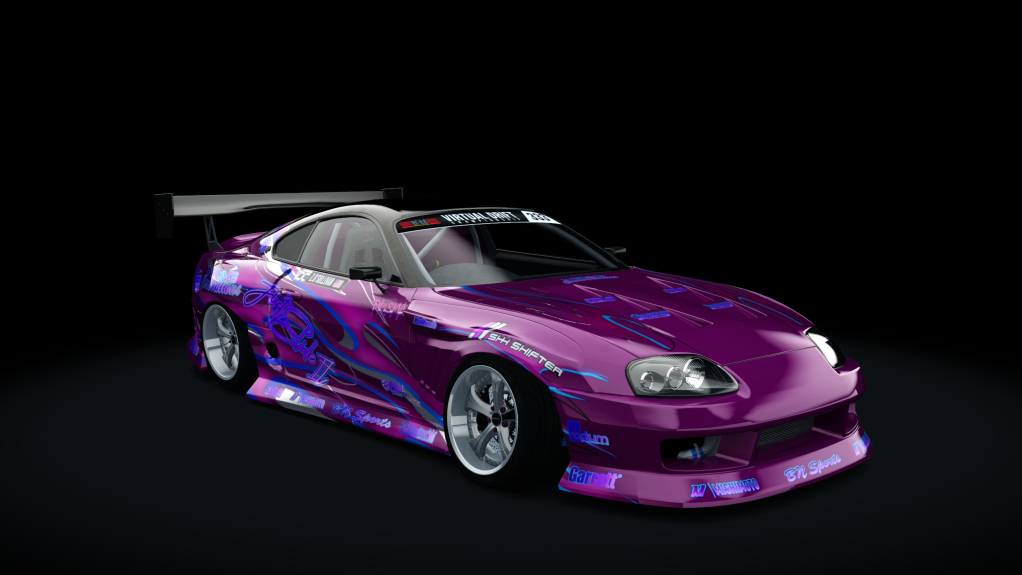 VDC Toyota Supra Zack O'Sullivan 2022 Public, skin Zack O'Sullivan Bright Purple