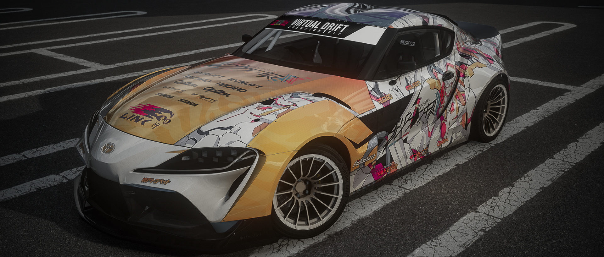 VDC Toyota Supra A90 Public 4.0, skin Strelizia