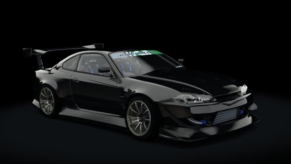 WDT Nissan Silvia S15, skin black