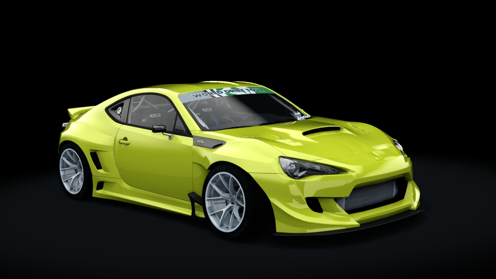 WDT Toyota GT86, skin yellow